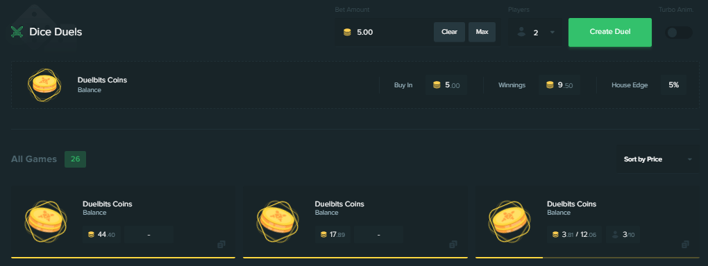 Dice Duels by Duelbits
